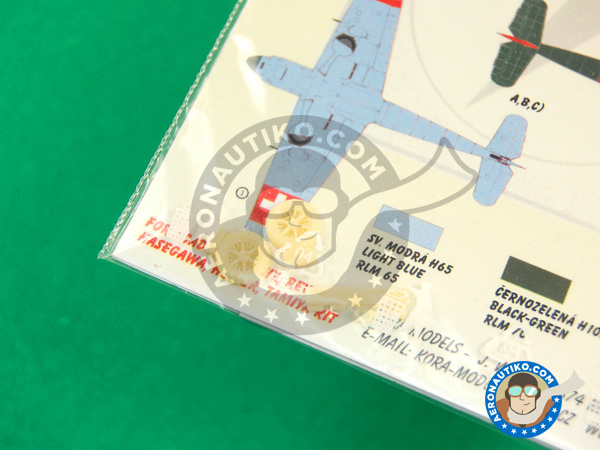 Image 5: Messerschmitt Bf 109 E-3 - Part VI |  in 1/72 scale manufactured by Kora Models (ref. KORA-Dec72136)