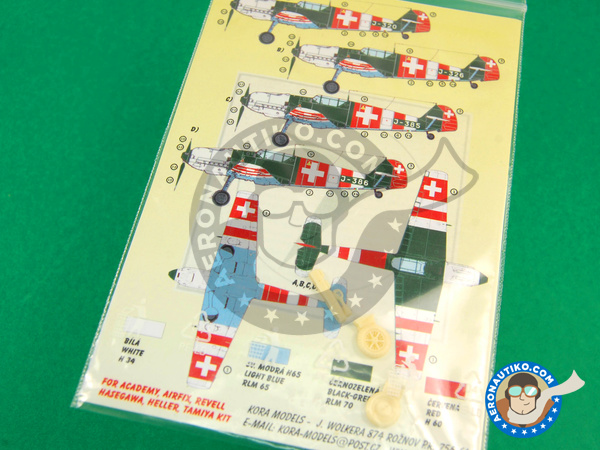 Image 4: Messerschmitt Bf 109 E-3 - Part VII |  in 1/72 scale manufactured by Kora Models (ref. KORA-Dec72137)