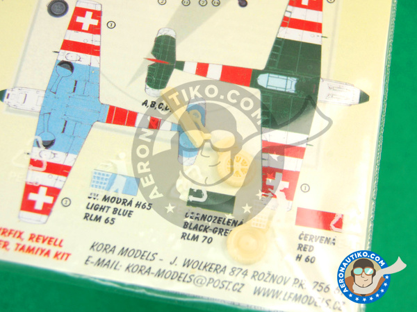 Image 5: Messerschmitt Bf 109 E-3 - Part VII |  in 1/72 scale manufactured by Kora Models (ref. KORA-Dec72137)