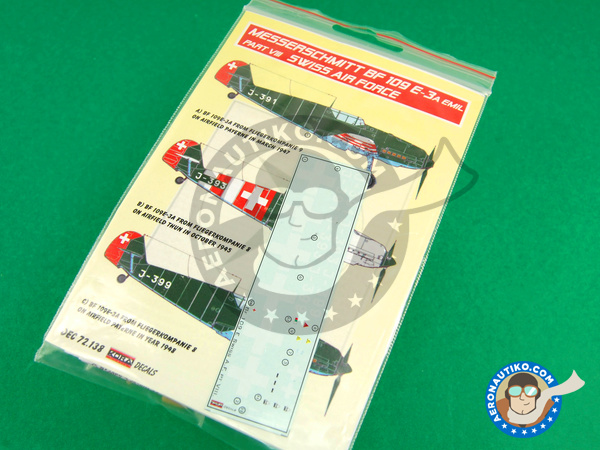 Image 1: Messerschmitt Bf 109 E-3 |  in 1/72 scale manufactured by Kora Models (ref. KORA-Dec72138)