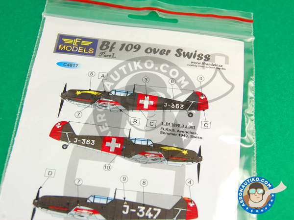 Image 1: Messerschmitt Bf 109 |  in 1/48 scale manufactured by LF Models (ref. LF-C4817)