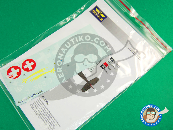 Image 3: Messerschmitt Bf 109 |  in 1/48 scale manufactured by LF Models (ref. LF-C4817)