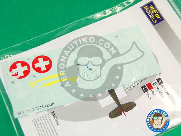 Image 4: Messerschmitt Bf 109 |  in 1/48 scale manufactured by LF Models (ref. LF-C4817)