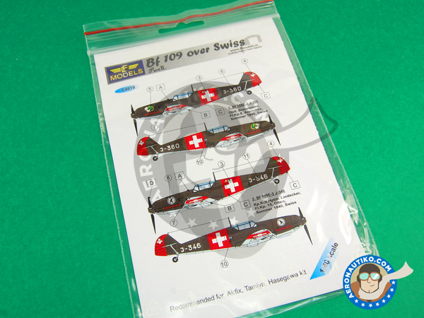 Image 1: Messerschmitt Bf 109 |  in 1/48 scale manufactured by LF Models (ref. LF-C4818)