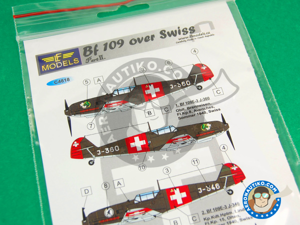 Image 2: Messerschmitt Bf 109 |  in 1/48 scale manufactured by LF Models (ref. LF-C4818)