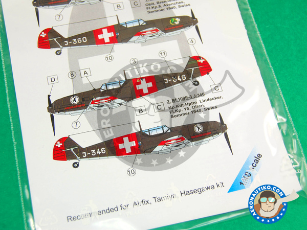 Image 3: Messerschmitt Bf 109 |  in 1/48 scale manufactured by LF Models (ref. LF-C4818)