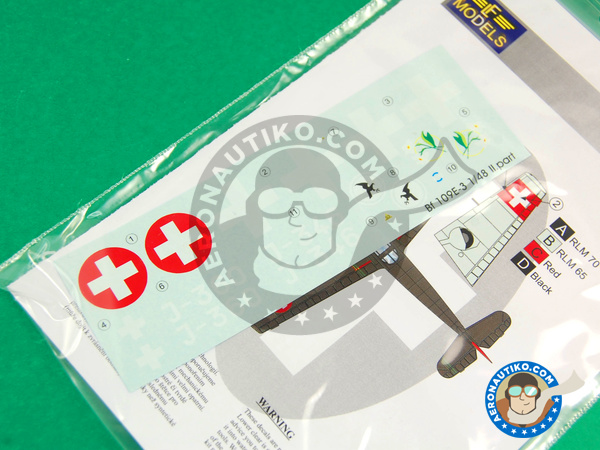 Image 5: Messerschmitt Bf 109 |  in 1/48 scale manufactured by LF Models (ref. LF-C4818)