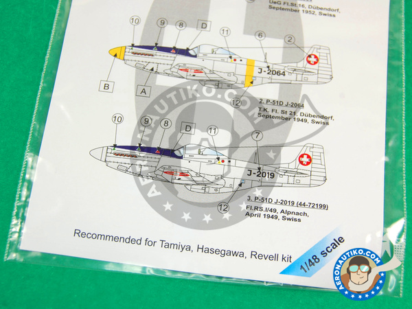 Image 2: North American P-51 Mustang D |  in 1/48 scale manufactured by LF Models (ref. LF-C4820)