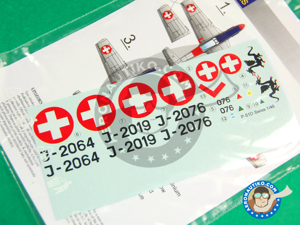 Image 4: North American P-51 Mustang D |  in 1/48 scale manufactured by LF Models (ref. LF-C4820)