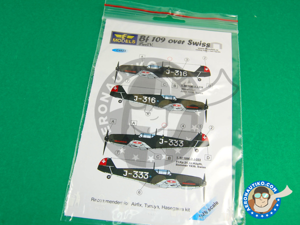 Image 1: Messerschmitt Bf 109 |  in 1/48 scale manufactured by LF Models (ref. LF-C4823)