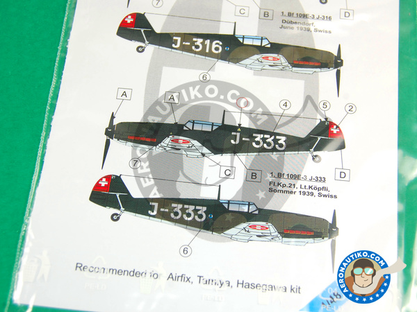 Image 3: Messerschmitt Bf 109 |  in 1/48 scale manufactured by LF Models (ref. LF-C4823)