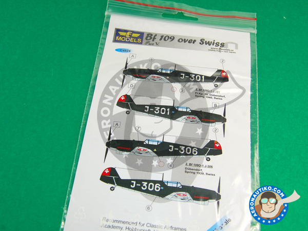 Image 1: Messerschmitt Bf 109 |  in 1/48 scale manufactured by LF Models (ref. LF-C4824)