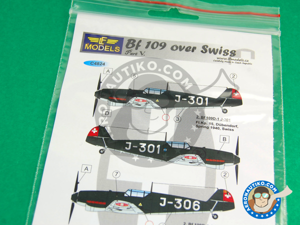 Image 2: Messerschmitt Bf 109 |  in 1/48 scale manufactured by LF Models (ref. LF-C4824)