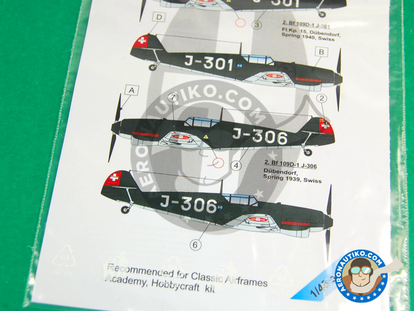 Image 3: Messerschmitt Bf 109 |  in 1/48 scale manufactured by LF Models (ref. LF-C4824)