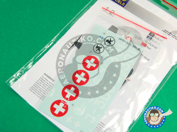 Image 4: Messerschmitt Bf 109 |  in 1/48 scale manufactured by LF Models (ref. LF-C4824)