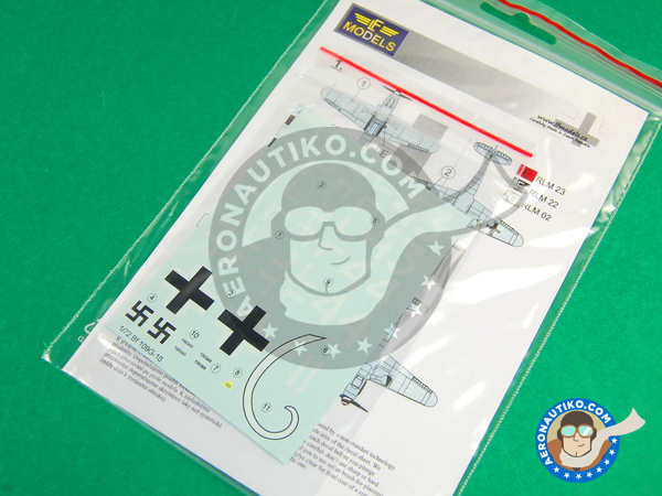 Image 4: Messerschmitt Bf 109 G-10 | Decals in 1/48 scale manufactured by LF Models (ref. LF-C4825)