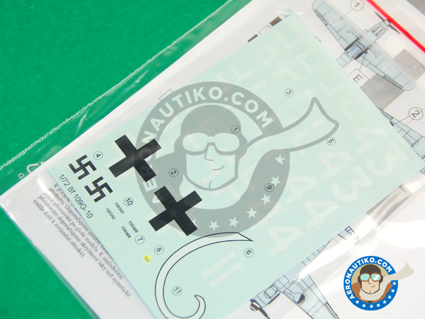 Image 5: Messerschmitt Bf 109 G-10 | Decals in 1/48 scale manufactured by LF Models (ref. LF-C4825)