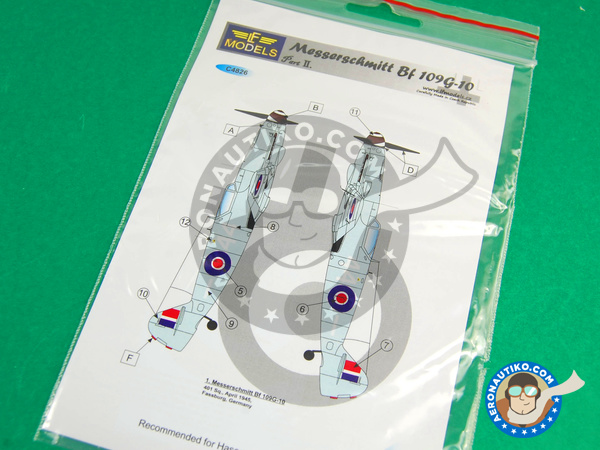 Image 1: Messerschmitt Bf 109 G-10 |  en escala 1/48 fabricado por LF Models (ref. LF-C4826)