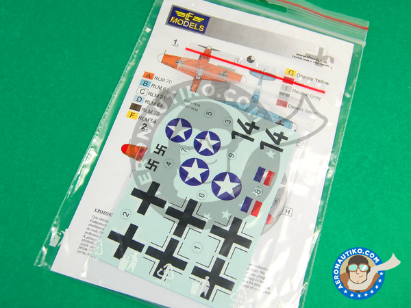 Image 3: Messerschmitt Bf 109 |  en escala 1/48 fabricado por LF Models (ref. LF-C4827)