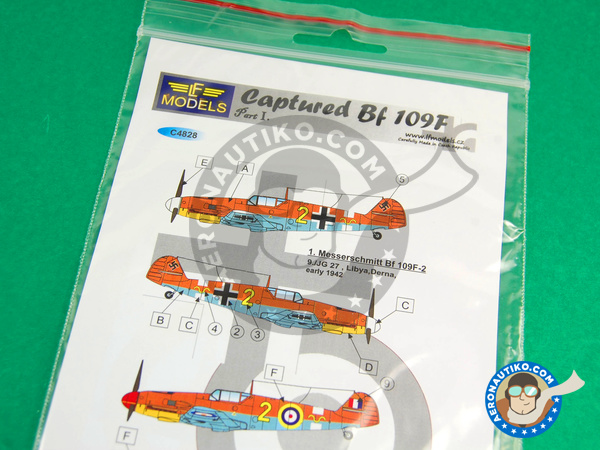 Image 1: Messerschmitt Bf 109 |  en escala 1/48 fabricado por LF Models (ref. LF-C4828)