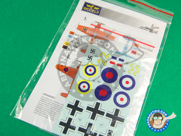 Image 3: Messerschmitt Bf 109 |  en escala 1/48 fabricado por LF Models (ref. LF-C4828)