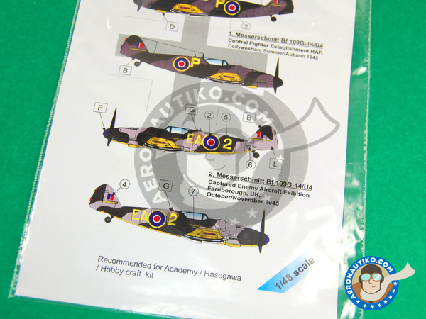 Image 2: Messerschmitt Bf 109 |  in 1/48 scale manufactured by LF Models (ref. LF-C4829)