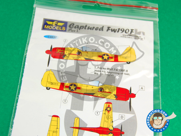 Image 2: Focke-Wulf Fw 190 Würger F |  in 1/48 scale manufactured by LF Models (ref. LF-C4837)