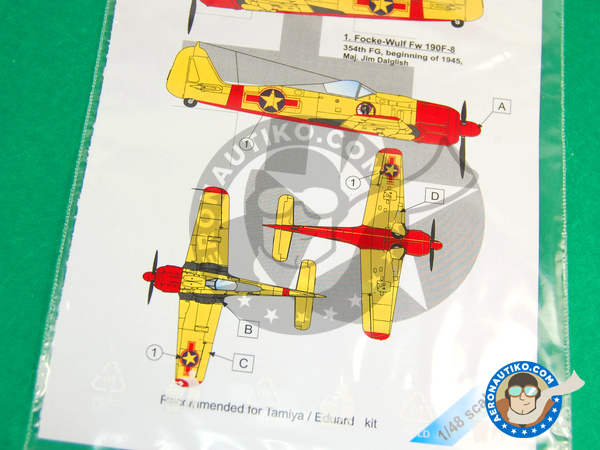 Image 3: Focke-Wulf Fw 190 Würger F |  in 1/48 scale manufactured by LF Models (ref. LF-C4837)