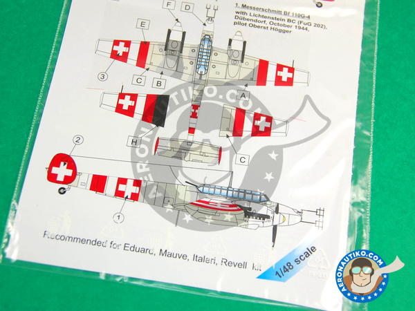 Image 2: Messerschmitt Bf 110 G |  en escala 1/48 fabricado por LF Models (ref. LF-C4844)