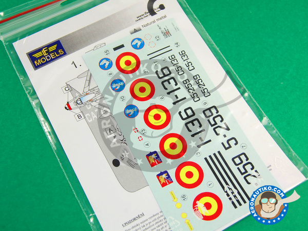 Image 3: North American F-86 Sabre F | Decals in 1/48 scale manufactured by LF Models (ref. LF-C4847)