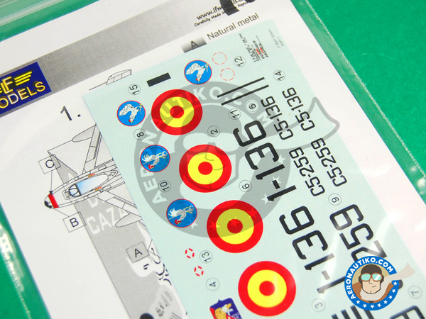Image 4: North American F-86 Sabre F | Decals in 1/48 scale manufactured by LF Models (ref. LF-C4847)