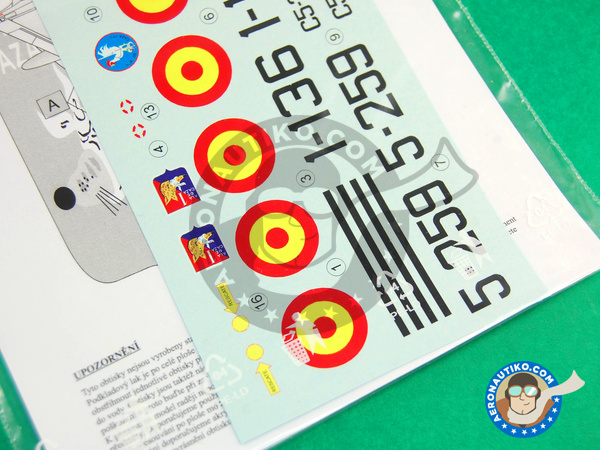 Image 5: North American F-86 Sabre F | Decals in 1/48 scale manufactured by LF Models (ref. LF-C4847)