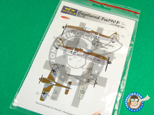 Image 1: Focke-Wulf Fw 190 Würger F |  in 1/72 scale manufactured by LF Models (ref. LF-C72100)