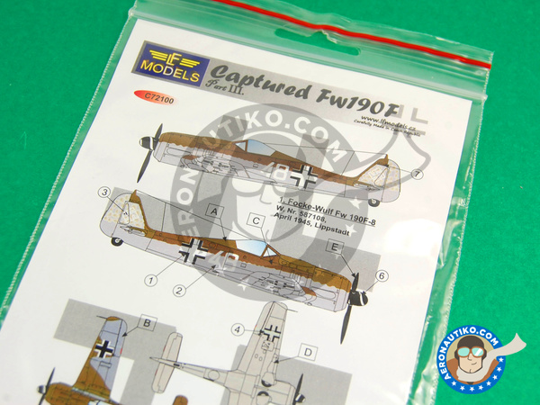 Image 2: Focke-Wulf Fw 190 Würger F |  in 1/72 scale manufactured by LF Models (ref. LF-C72100)