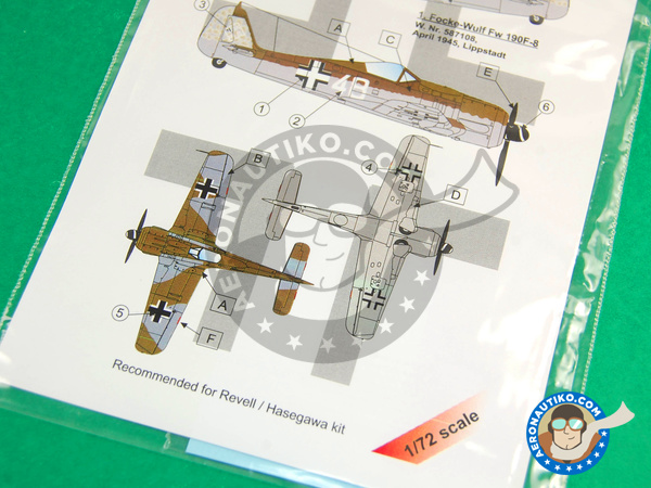 Image 3: Focke-Wulf Fw 190 Würger F |  in 1/72 scale manufactured by LF Models (ref. LF-C72100)