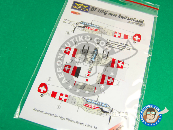 Image 1: Messerschmitt Bf 110 G |  in 1/72 scale manufactured by LF Models (ref. LF-C7279)