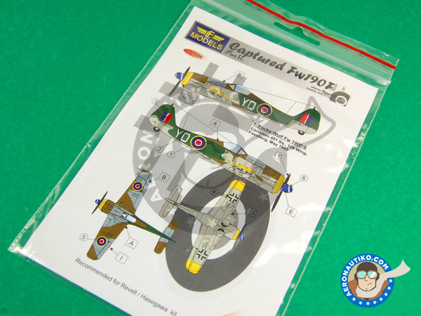 Image 1: Focke-Wulf Fw 190 Würger F |  in 1/72 scale manufactured by LF Models (ref. LF-C7296)