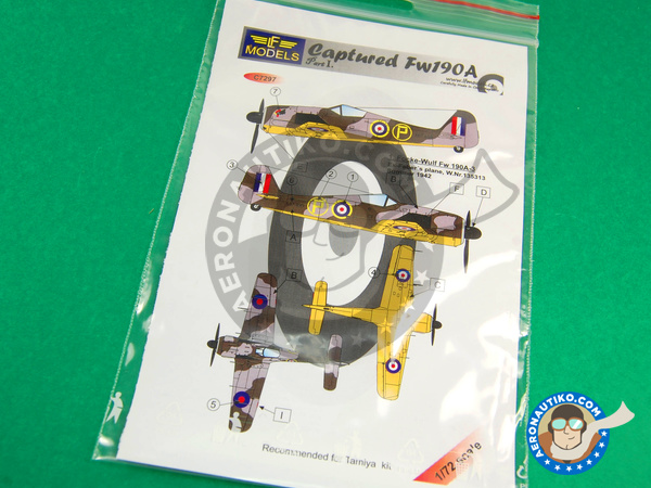 Image 1: Focke-Wulf Fw 190 Würger A |  in 1/72 scale manufactured by LF Models (ref. LF-C7297)