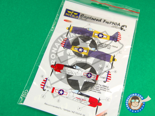 Image 1: Focke-Wulf Fw 190 Würger A |  in 1/72 scale manufactured by LF Models (ref. LF-C7298)