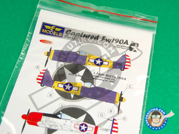 Image 2: Focke-Wulf Fw 190 Würger A |  in 1/72 scale manufactured by LF Models (ref. LF-C7298)