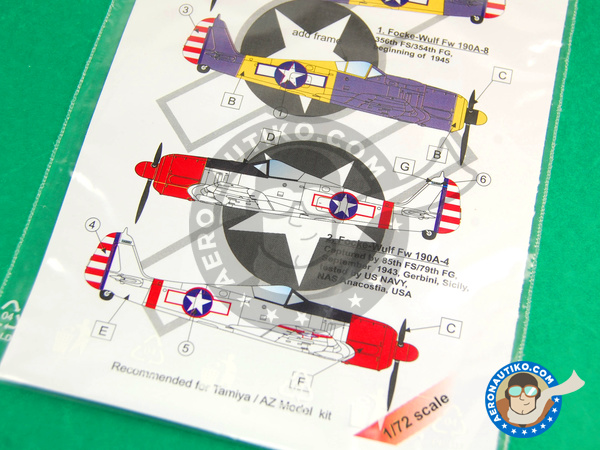 Image 3: Focke-Wulf Fw 190 Würger A |  in 1/72 scale manufactured by LF Models (ref. LF-C7298)