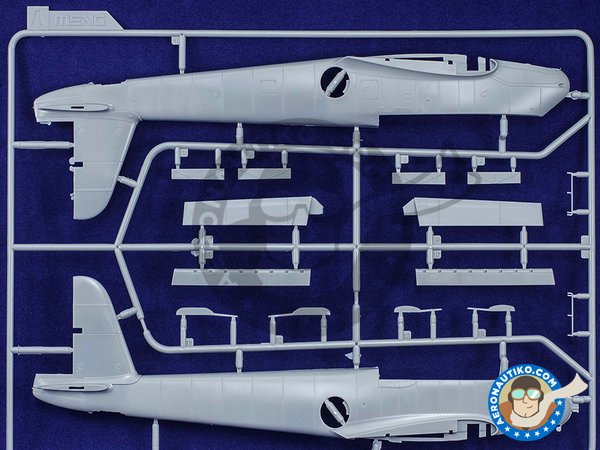 Image 1: Messerschmitt Me 410 B-2/U2/R4 | Airplane kit in 1/48 scale manufactured by Meng Model (ref. LS-004)