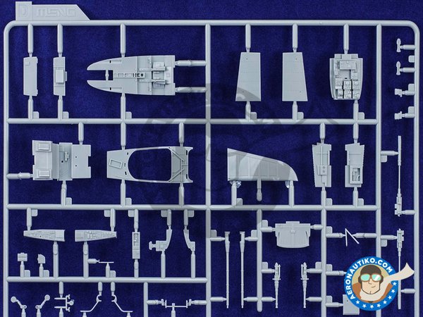 Image 4: Messerschmitt Me 410 B-2/U2/R4 | Airplane kit in 1/48 scale manufactured by Meng Model (ref. LS-004)