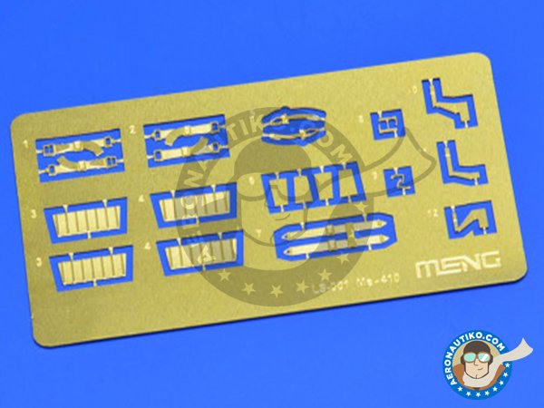 Image 6: Messerschmitt Me 410 B-2/U2/R4 | Airplane kit in 1/48 scale manufactured by Meng Model (ref. LS-004)