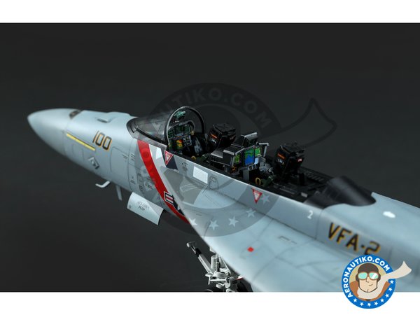 Image 3: Boeing F/A-18F Super Hornet "Bounty Hunters" | Model kit in 1/48 scale manufactured by Meng Model (ref. LS-016)