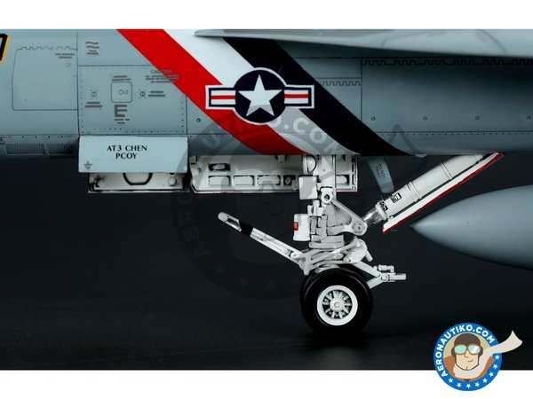 Image 5: Boeing F/A-18F Super Hornet "Bounty Hunters" | Model kit in 1/48 scale manufactured by Meng Model (ref. LS-016)