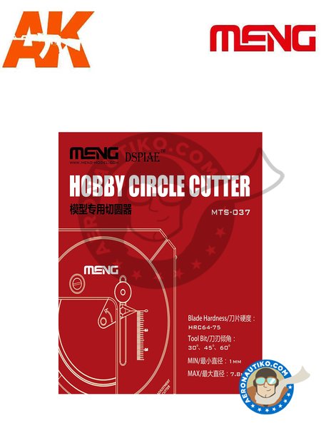 Hobby Circle Cutter | Blade manufactured by Meng Model (ref. MTS-037) image