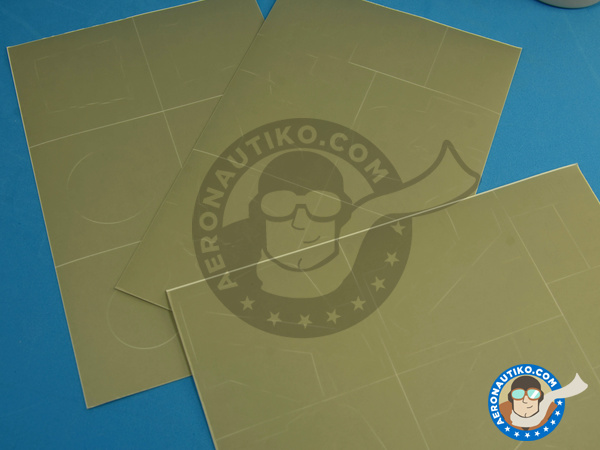 Image 5: Nakajima Ki-84 Hayate | Masks in 1/32 scale manufactured by Montex Mask (ref. K32034)