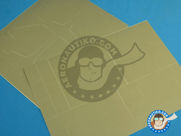 Image 6: Nakajima Ki-84 Hayate | Masks in 1/32 scale manufactured by Montex Mask (ref. K32034)