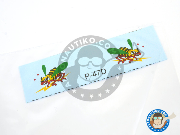 Image 1: Republic P-47 Thunderbolt D Razorback | Masks in 1/32 scale manufactured by Montex Mask (ref. K32175)